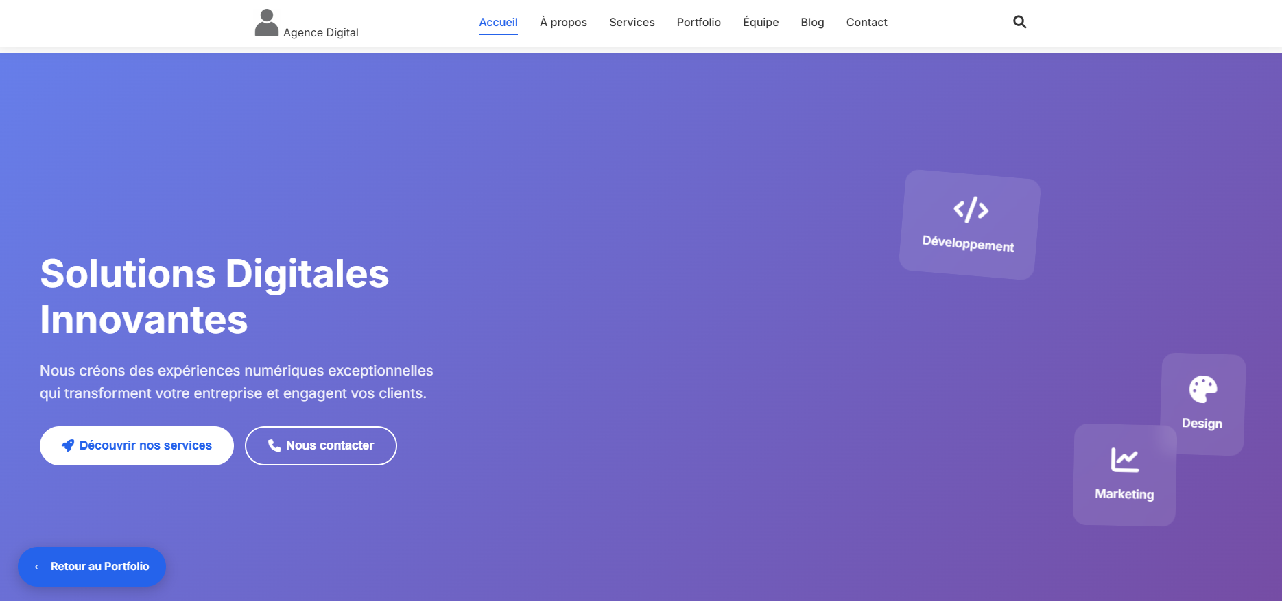 Site Vitrine Corporate WordPress PHP CSS3